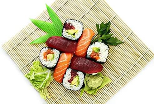 Sushi Making Kit for Beginners Sushi Bazooka Maker with Bamboo Mats, Sushi Knife, Paddle, Spreader and Chopsticks Sushi Making Tools Easy Sushi Maker Set DIY Sushi Roller Machine Tool Kitchen Utensil