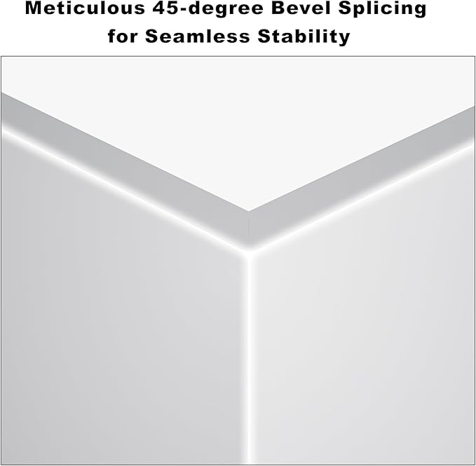 HELPLEX White Acrylic Guest Towel & Napkin Holder - Waterproof Splash-Proof Vertical Design for Bathroom, Kitchen, Dining Table - Home Hotel Office Organizer (2-Pack)