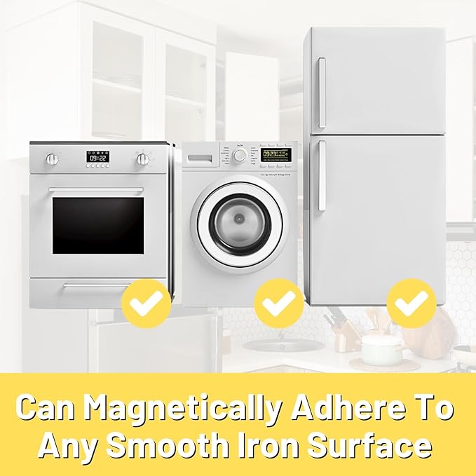 Magnetic Shelf for Fridge, Fruit Potato & Onion Storage Bins, Pantry Organizers & Storage, Large Container Magnetic Basket for Refrigerator, Kitchen Counter,Cabinet Magnetic Fridge Organizer Silver 1