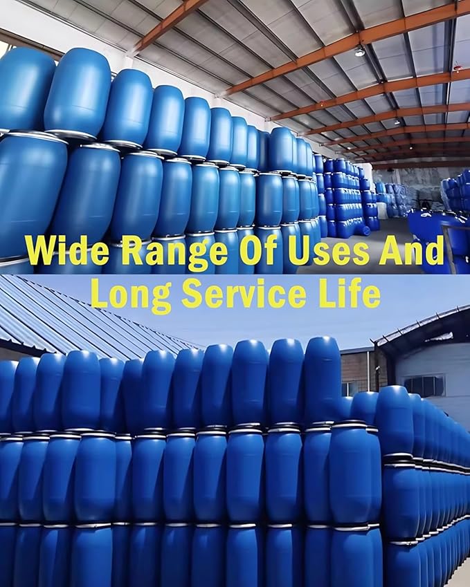 Plastic Barrels,Water Storage Barrel,Food Grade Barrel,Water Drums for Outside,for A Reliable Source of Drinking Water