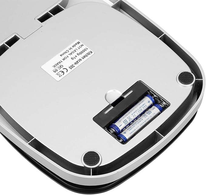 Digital Food Scale, 22 lbs/10kg Multifunction Kitchen Scale with Large Back-lit LCD Display and Tare Function for Cooking Baking Diets