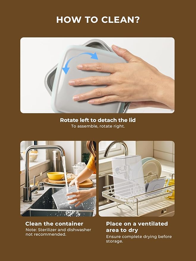 Large Rice Storage Container, 4 Pack Airtight Pop Food Holder with Lid & Measuring Scoop, 4L/6.06Lbs Flour Dispenser for Dry Food Storage and Kitchen Pantry Organization