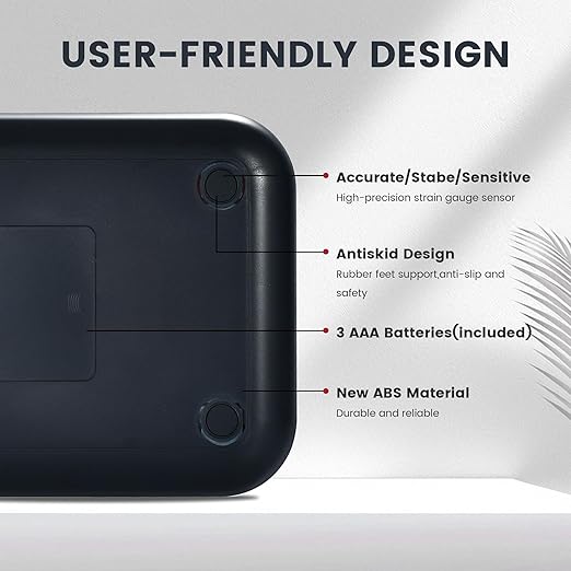 EILISON Smart Digital Food Kitchen Scale with Nutritional Calculator, On-Screen Nutrient Info, Free App for Calorie & Macro Tracking, Personal Goals, for Weight Loss and Keto, 5g-8kg Capacity (Red)