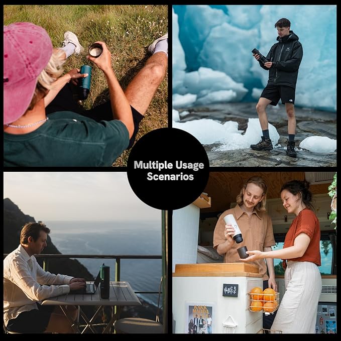 OutIn Nano Portable Electric Espresso Machine with Carrying Bag