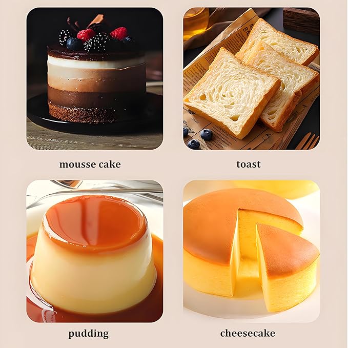 Thickened Silicone Bundt Cake Pan and Moldes Para Gelatinas, Heavy Duty Cake Mold for Baking, BPA Free, Mint Green (Rectangle 10"x10" / 1Pcs)