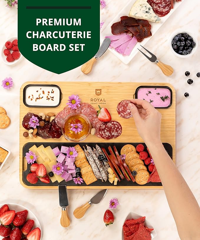 CHEESE BOARD WITH SLATE PLATE