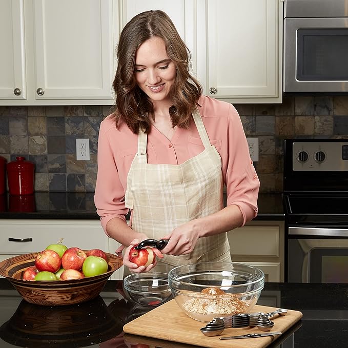 Spring Chef Premium Swivel Vegetable Peeler, Soft Grip Handle and Ultra Sharp Stainless Steel Blades - Perfect Kitchen Peeler For Veggie, Fruit, Potato, Carrot, Apple - Black - Set of 2