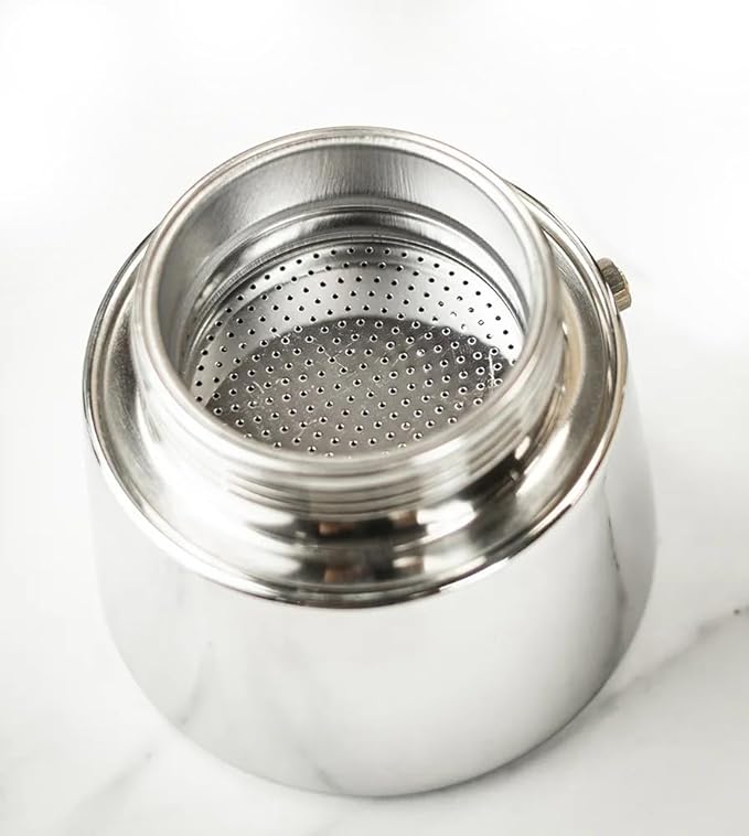 Cuisinox Roma 4-cup Stainless Steel Stovetop Moka Espresso Maker