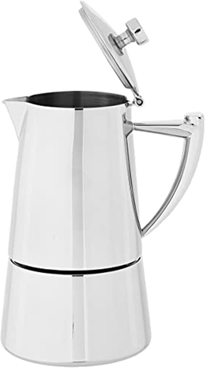 Cuisinox Roma 6-cup Stainless Steel Stovetop Moka Espresso Maker