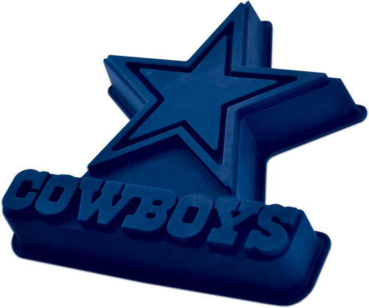 MasterPieces - NFL Dallas Cowboys Cake Pan - Silicone Baking Mold, Team Logo, One Size