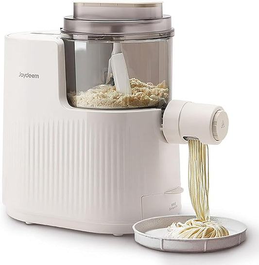 Joydeem Electric Pasta Maker Machine, Automatic Noodles Maker with Dough Making Function, 7 Discs, 750g/26.5Oz, JD-NL21