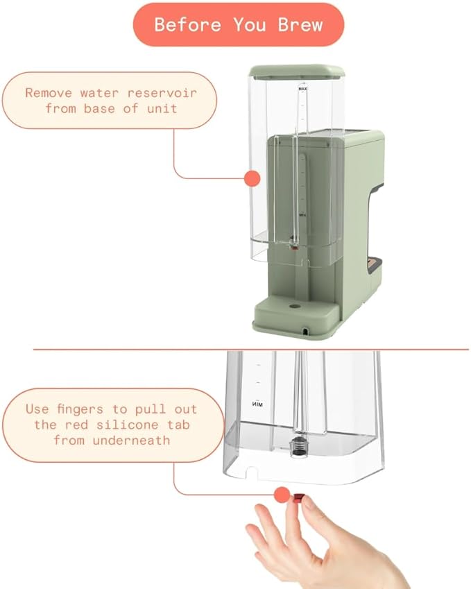 Beautiful Slim Espresso Maker by Drew Barrymore – 20‑Bar Pressure, Dual‑Spout 52 mm Portafilter, 50 oz Removable Tank, 2‑in‑1 Steam Wand & Touch Controls (Porcini Taupe)