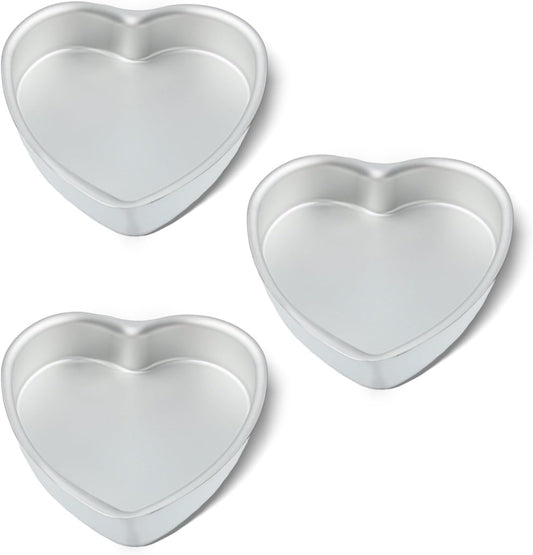 8 Inch Heart Shaped Cake PansSet of 3