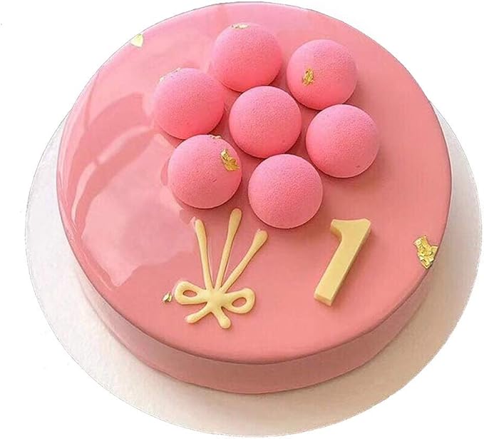 OCPO KITCHEN Mini Truffles Silicone Mold for Baking Candy, Chocolate, Cake Decoration Mold, Non-Stick & Easy Release, 3D Mini Ball Shape (15-Cavity)