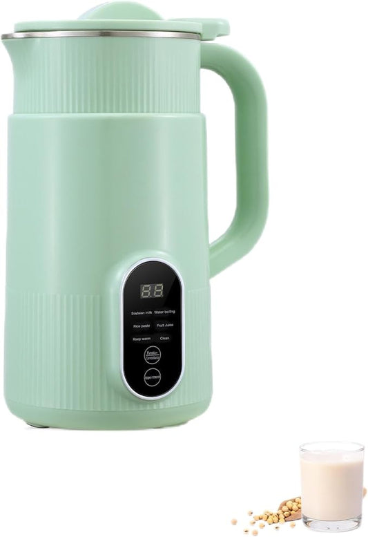 Soya Milk Maker With Delay Start/Heat/Self-Cleaning/Heat Oven Function Milk Maker For Homemade Milk, Oatmeal And Soya Milk