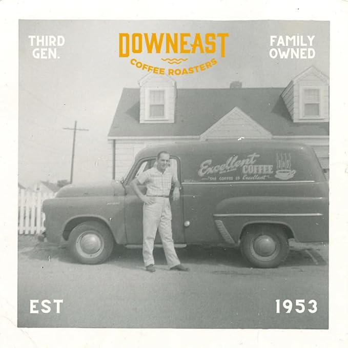 Downeast Coffee Roasters Whole Bean Coffee - Morning Breakfast Blend, Light Roast, 100% Arabica Coffee - Smooth, Bright and Balanced - Select Central and South American Highlands (2lb Bag)