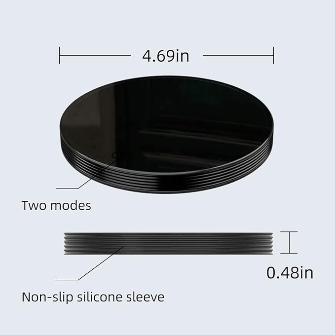 Coffee Mug Warmer for Desk - Auto On/Off Gravity-Induction Smart Coffee Cup Warmer for Coffee Tea Beverage Milk Cocoa Water Soup, Coffee Warming Plate for Office Home Desk Use Black