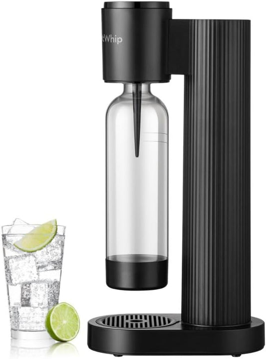 GreatWhip Soda Streaming Machine Sparkling Water Maker Soda Maker with 1L Carbonating Bottle, Compatible with Screw-in 60L CO2 Carbonator(NOT Included)