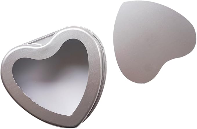 Heart Shaped Cake Pan Set - 2 PCS Aluminum Mold With Removable Bottom, Detachable Push Pan for Cheesecake, DIY Baking - 6 Inch