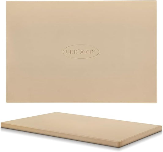 Unicook Large Pizza Stone for Oven 20 Inch, Rectangular Baking Stone 20" x 13.5" x 0.67", Heavy Duty Cordierite Bread Pan, Thermal Shock Resistant, Ideal for Baking Large or 2 Personal Pizzas