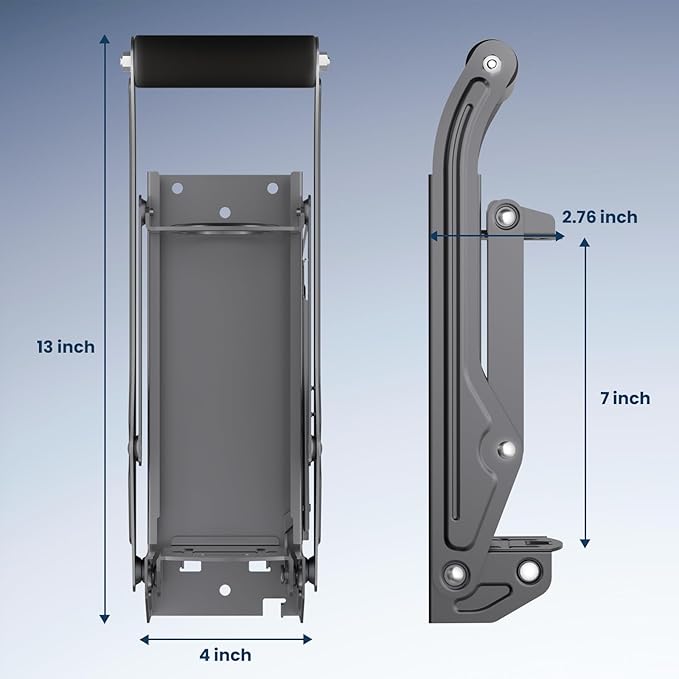 Kotto Can Crusher - Wall Mounted Can Crushers for Recycling - with Auto-Drop System -Built-in Bottle Opener-Crushes 8-16oz Cans-Includes Kitchen Storage Bag-Heavy Duty Can Crusher for Home Use-Gray