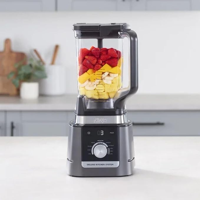 Ninja Deluxe Blender & Kitchen System with 88-oz Pitcher, 9-Cup Food Processor & Auto-iQ Technology – High-Performance Countertop System