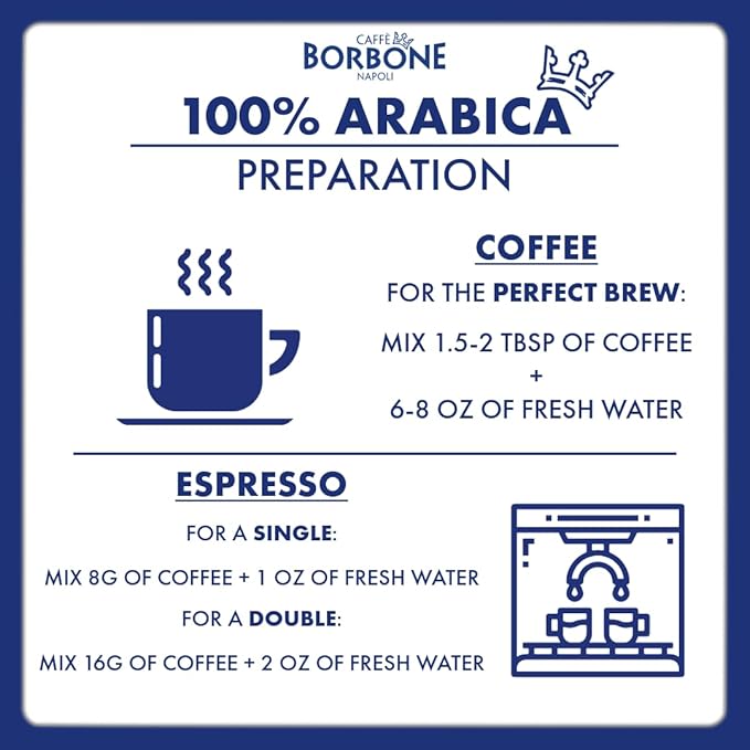 Caffe Borbone Whole Bean Coffee, Medium Roast 100% Arabica Blend, Aromatic and Refined Italian Coffee, 2.2 lb Bag