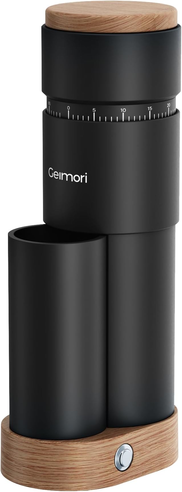 Burr Coffee Grinder,Wirsh Portable Electric Coffee Grinder Geimori T38 Plus with 38mm 6-Core Conical Burr,Stepless Grind Settings from Fine to Coarse for Espresso,Drip,French Press,Home&Travel Use