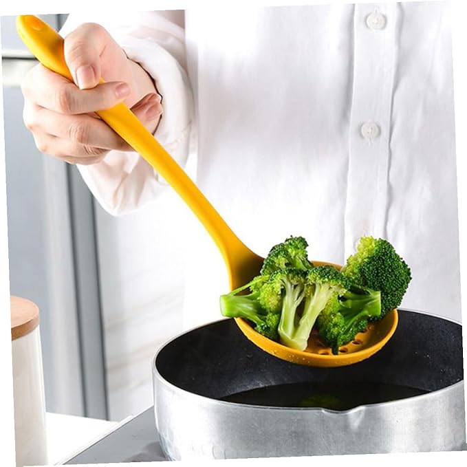 Silicone Kitchenware Non-stick Cooking Utensils with Storage Bucket Heat Resistant Kitchen Tools for Frying Braising Stirring Dishwasher Safe Cooking Supply