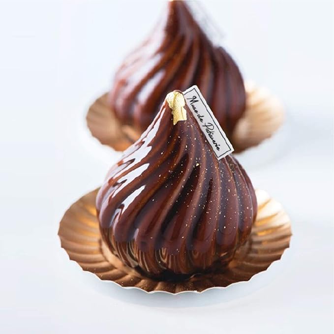 OCPO KITCHEN Russian Tale Silicone Mold for Baking Mousse Cake, Candy, Pastry, Chocolate, Cupcake, Jelly, Pudding, Cake Decoration Mold, 3D Russian Tale Shape (15-Cavity)