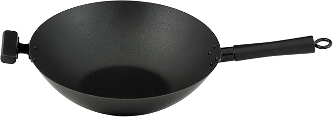 Helen's Asian Kitchen Wok, Premium Excalibur Non-Stick with Stay-Cool Handles, 14-Inches