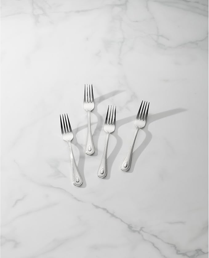Lenox 894745 French Perle Salad Forks, Set Of 4
