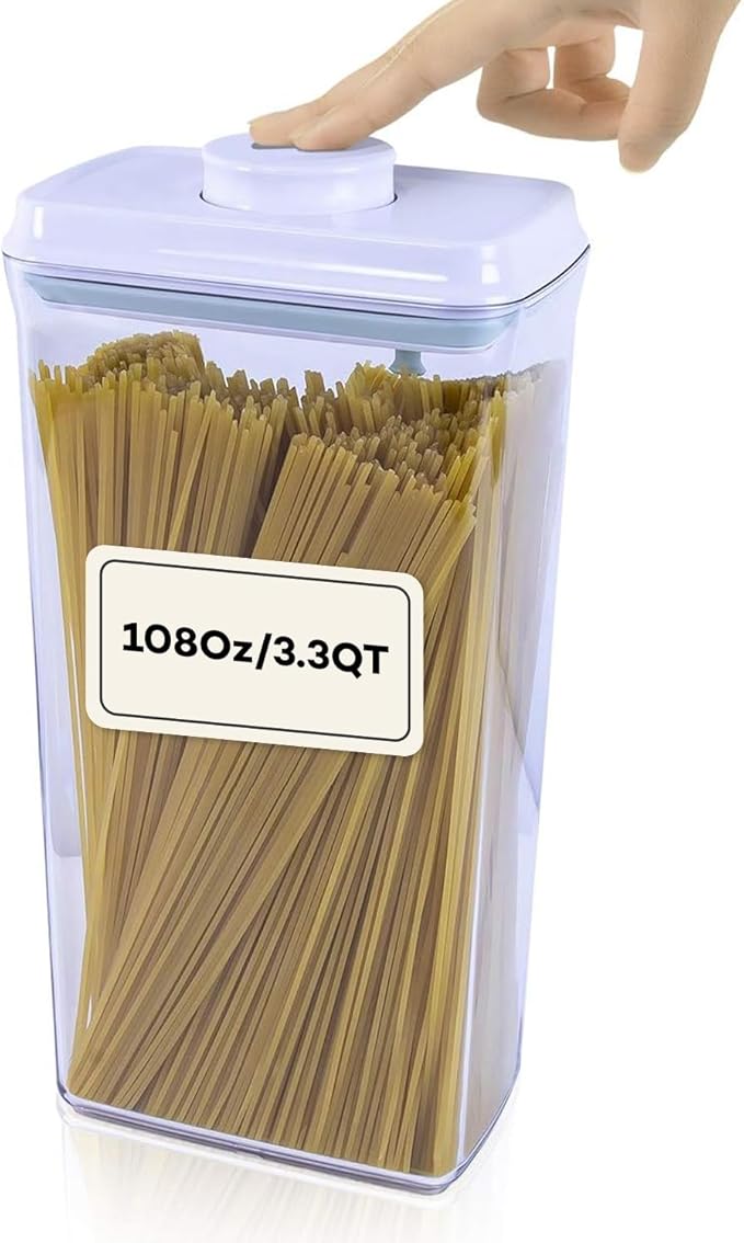 Bop Top | Airtight Meal Prep Containers with Lids | Food Storage Container Sets | Snack and Overnight Oats Fridge Organizer | Pantry and Kitchen Organization