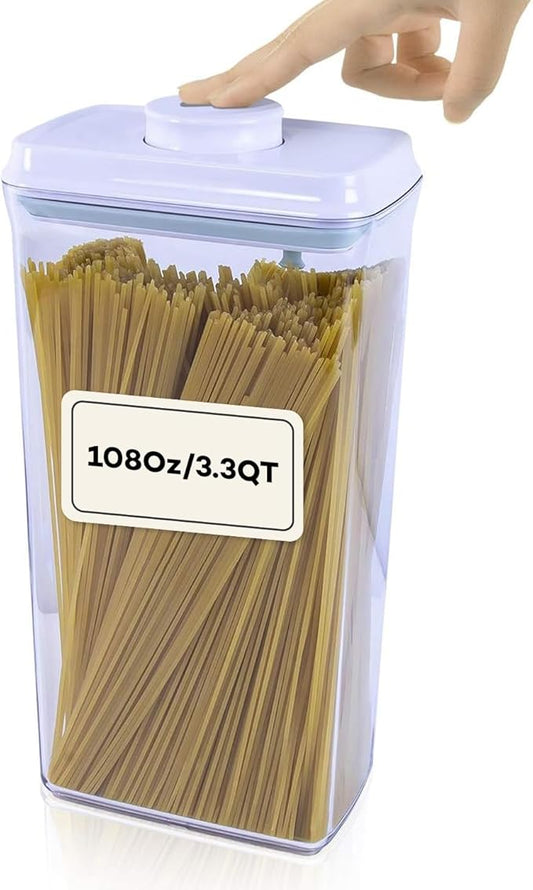 Bop Top | Airtight Meal Prep Containers with Lids | Food Storage Container Sets | Snack and Overnight Oats Fridge Organizer | Pantry and Kitchen Organization