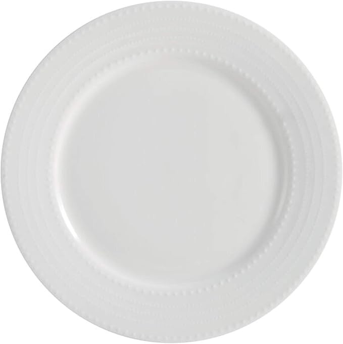 Mikasa Annabelle Bone China 40-Piece Dinnerware Set, Service for 8, Lightweight and Chip-Resistant White Porcelain with Elegant Design