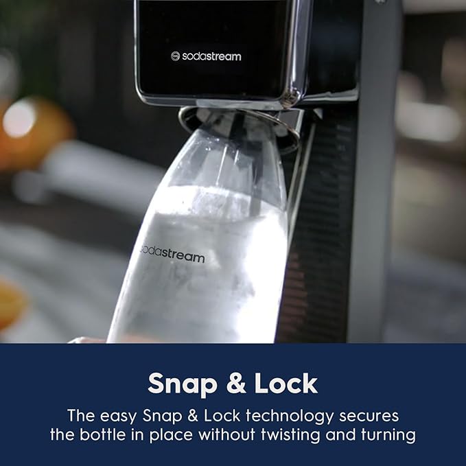 SodaStream - ART Sparkling Water Maker | VALUE BUNDLE | CQC CO2 system | Includes 2x CO2 Cylinders, 2x 32 Fl Oz Dishwasher Safe Bottles, 2x Bubly Flavor Drops | Combine with Pepsi Flavors | White