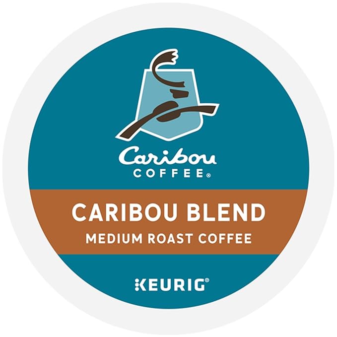 Caribou Coffee Caribou Blend, Keurig Single-Serve K-Cup Pods, Medium Roast Coffee, 32 Count(Pack of 1)