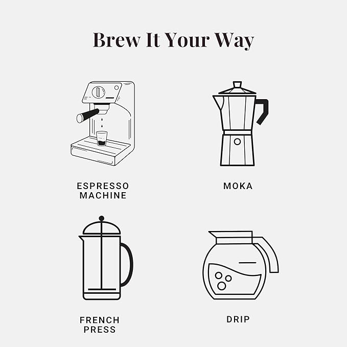 Caffè Vergnano Italian Finely Ground Decaf Coffee – 100% Arabica for Moka, Intensity Level 6 – Rich, Full Flavor Without Caffeine, Notes of Dried Fruit, Cocoa & Caramel - 8.82 oz Tin