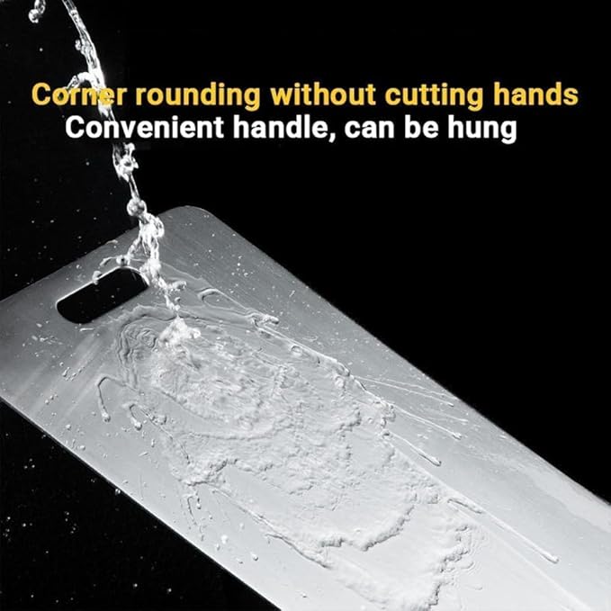 Titanium Cutting Board - 100% Pure Titanium Cutting Boards for Kitchen - Cutting Edge Hygiene & Durability, Cutting Boards for Home Kitchen Cooking (12.1 inch x 9 inch)