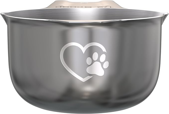 Color Up ½ Cup Pet Food Scoop – Stainless Steel Dog Food Scoop Cup (8 Tbsp) – Rust-Resistant, Heavy-Duty Measuring Scoop for Dogs, Cats, Birds & Rabbits – Perfect for Dry Food & Treats