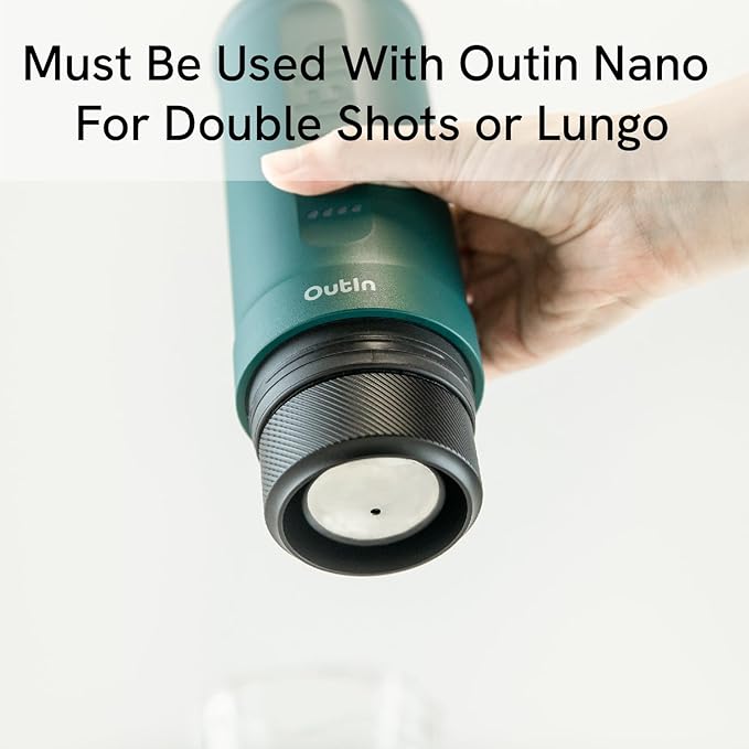 OutIn Nano Complete set Portable Espresso Machine with Double Shot Accessorries and Carry Bag