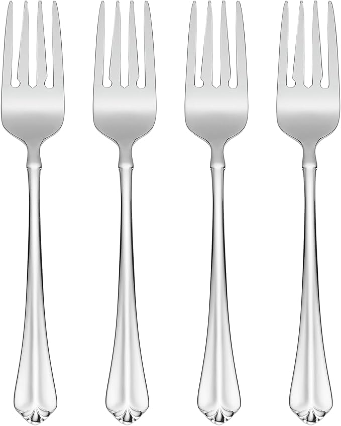 Oneida Julliard Flatware, Set of 4 , 18/10 Stainless Steel, Silver