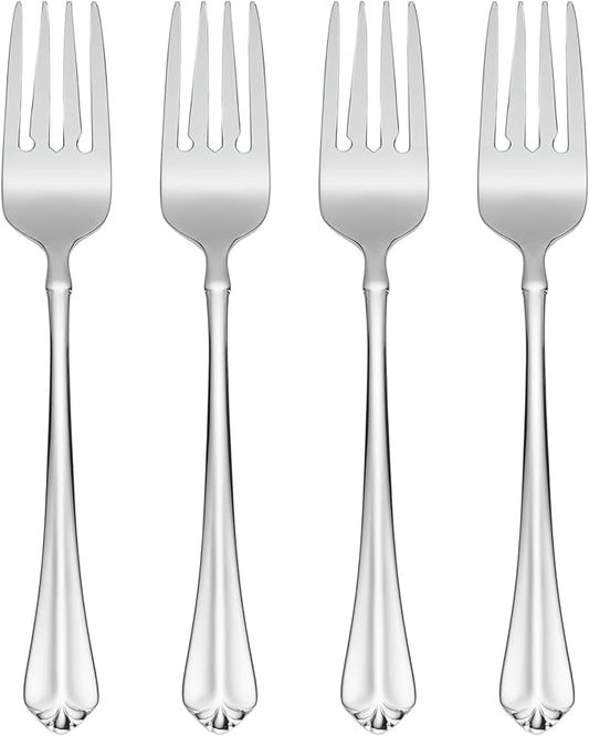 Oneida Julliard Flatware, Set of 4 , 18/10 Stainless Steel, Silver