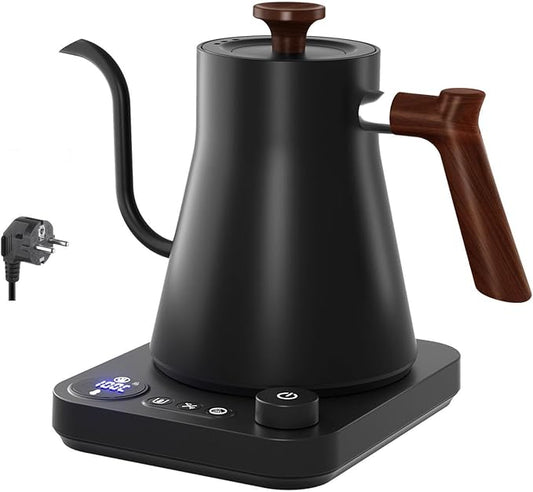 Smart Temperature Control Gooseneck Electric Kettle - Professional Pour-Over Coffee & Tea Maker with Fast Boil