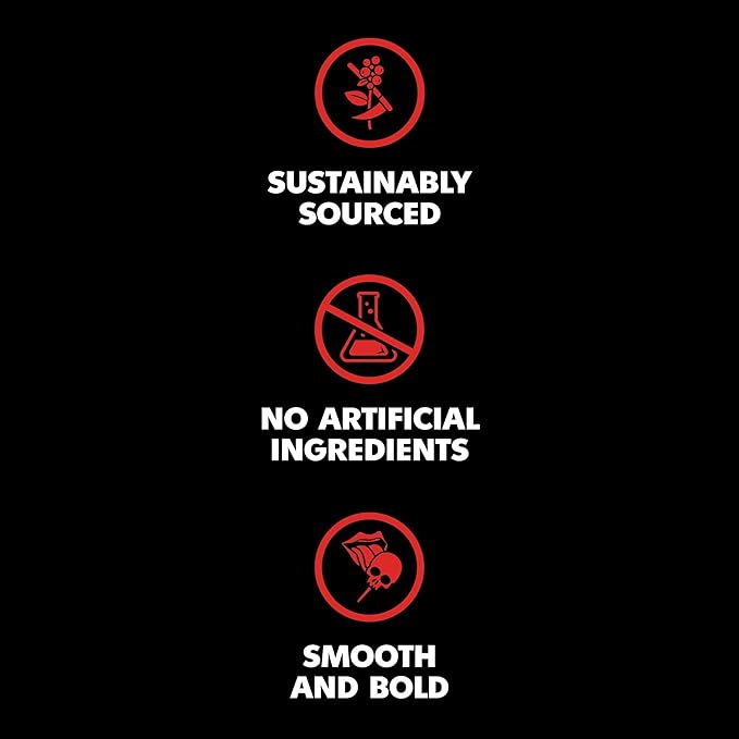 Death Wish Coffee, Medium Roast Espresso Capsules Compatible with Nespresso Original Machines