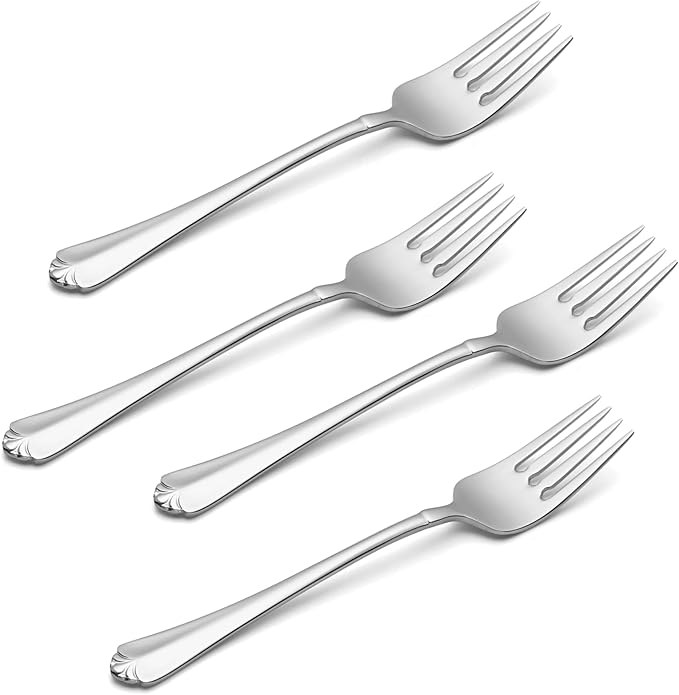 Oneida Julliard Flatware, Set of 4 , 18/10 Stainless Steel, Silver