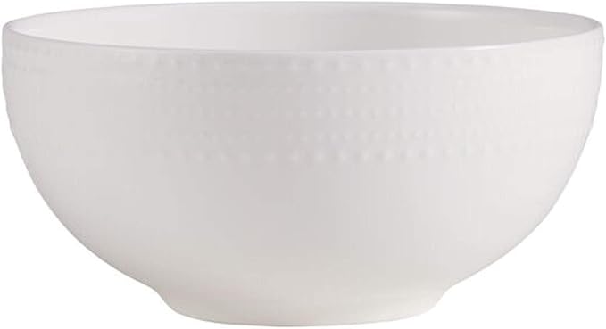 Mikasa Annabelle Bone China 40-Piece Dinnerware Set, Service for 8, Lightweight and Chip-Resistant White Porcelain with Elegant Design