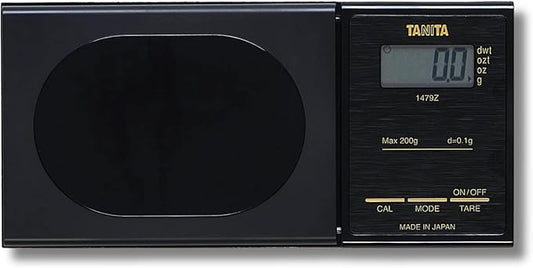TANITA 1479Z Digital Milligram Scale – Japan Technology Accurate Pocket Jewelry Gram Scale with Smart Features for Cooking, Baking, Coffee, Espresso, Gold Testing, Nutritional Calculator, and Travel