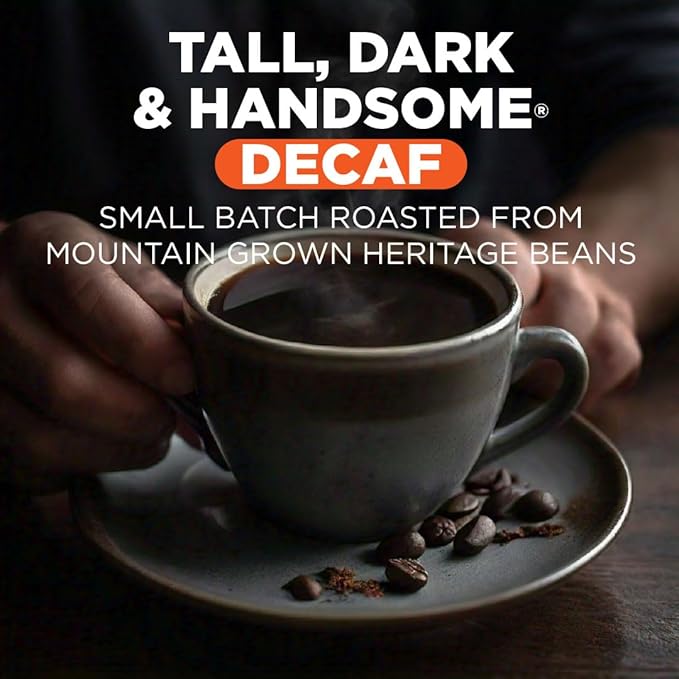 Maud's Decaf Dark Roast Coffee Pods, 100 ct, Decaffeinated Recyclable Single Serve Pods – 100% Arabica Coffee, Compatible with Keurig K Cups Maker