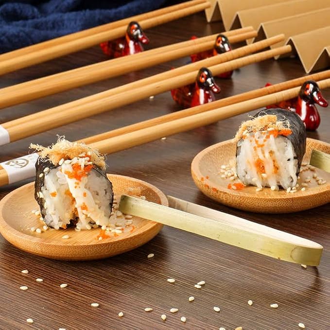 Sushi Making Kit for Beginners Sushi Bazooka Maker with Bamboo Mats, Sushi Knife, Paddle, Spreader and Chopsticks Sushi Making Tools Easy Sushi Maker Set DIY Sushi Roller Machine Tool Kitchen Utensil